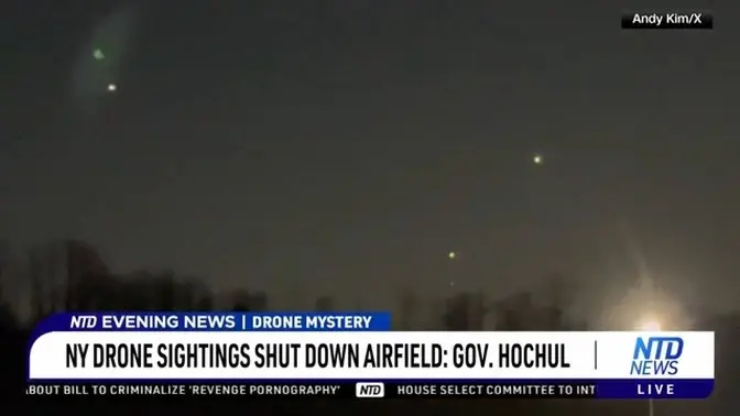 NY Drone Sighting Shut Down Airfield, Gov. Hochul Says