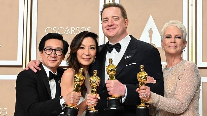 2023 Oscars Top Moments： ‘Everything Everywhere All At Once’, Brendan Fraser & More