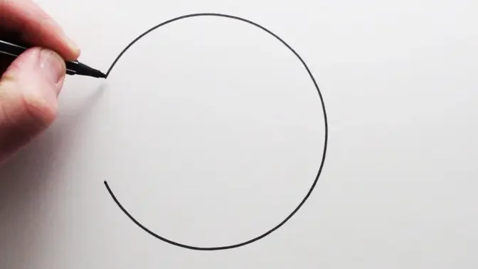 How To Draw A Perfect Circle Freehand: Narrated Step By Step