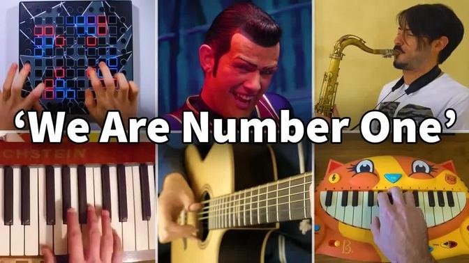 Who Played It Better: We Are Number One - LazyTown (Saxophone, Piano, Guitar, Cat Piano, Launchpad)