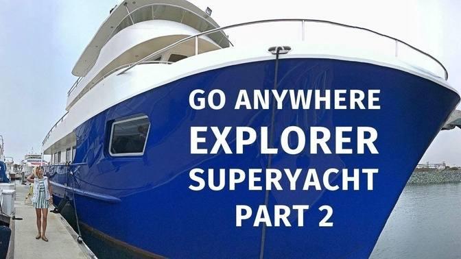 $8,900,000 ALLSEAS 92 EXPEDITION Explorer SuperYacht Tour Liveaboard ...