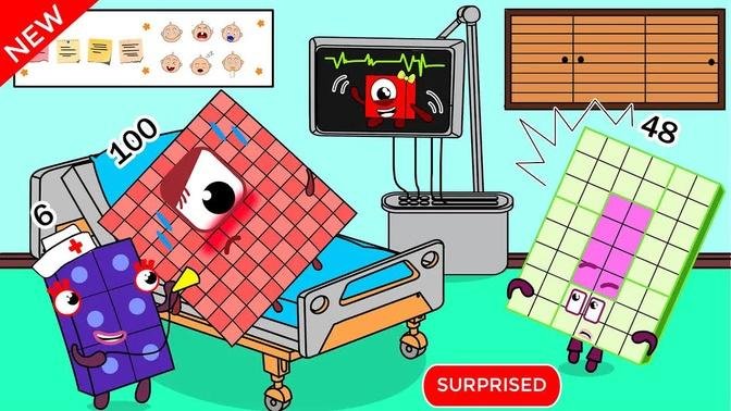 Oh my God !!! NB 100 Pregnant | Numberblocks Fanmade Coloring Story