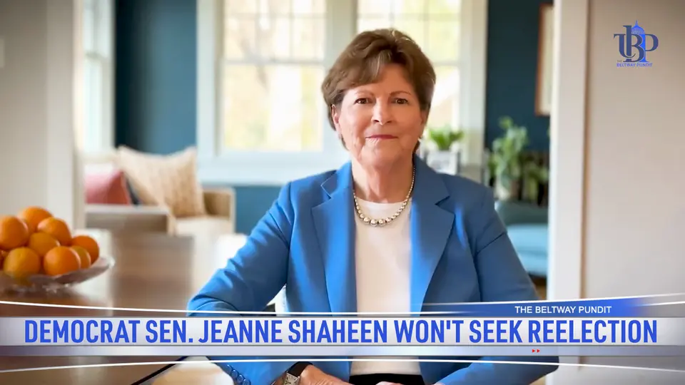 Democrat Sen. Jeanne Shaheen won't seek reelection in New Hampshire