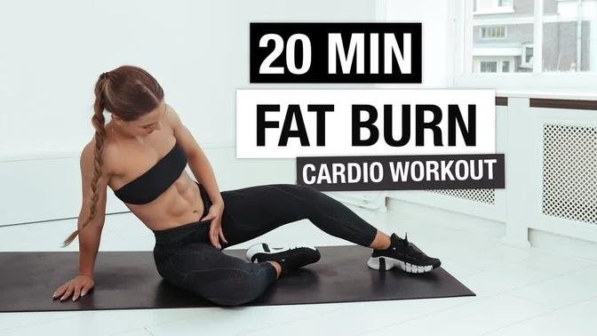 20 MIN CALORIE KILLER HIIT Workout - Full body Cardio, No Equipment | 24-day FIT challenge