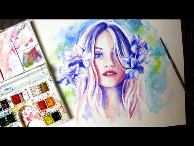 Watercolor Speed Painting | 