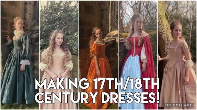 Making my Stuart/Hanoverian queen costumes! Queens of England project 2022