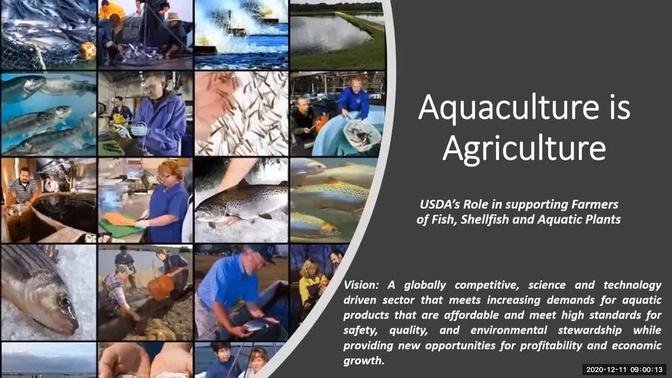 Opening Remarks for the Aquaculture is Agriculture Colloquium