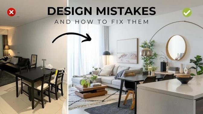 5 Biggest Interior Design Mistakes That Cheapen Your Home & How To Fix Them