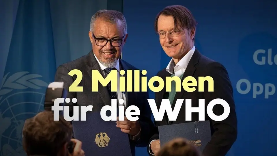 WHO-Chef: „Wahre Freunde erkennt man in der Not“ – Lauterbach übergibt 2 Millionen