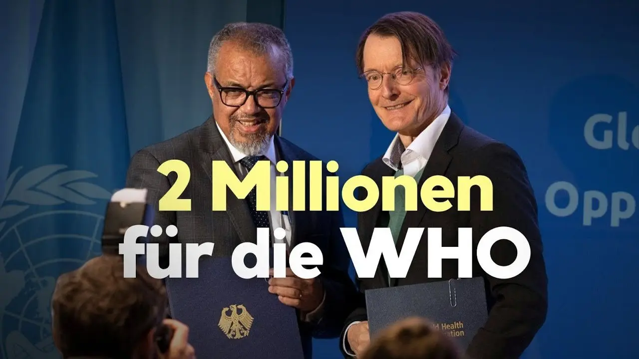 WHO-Chef: „Wahre Freunde erkennt man in der Not“ – Lauterbach übergibt 2 Millionen