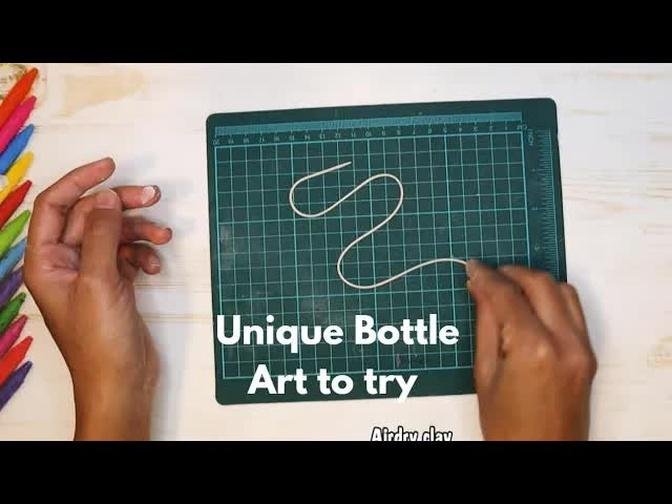 Bottle art/Wine bottle craft/bottle decoration/altered bottle/art and craft/CreativeCat/Crafting