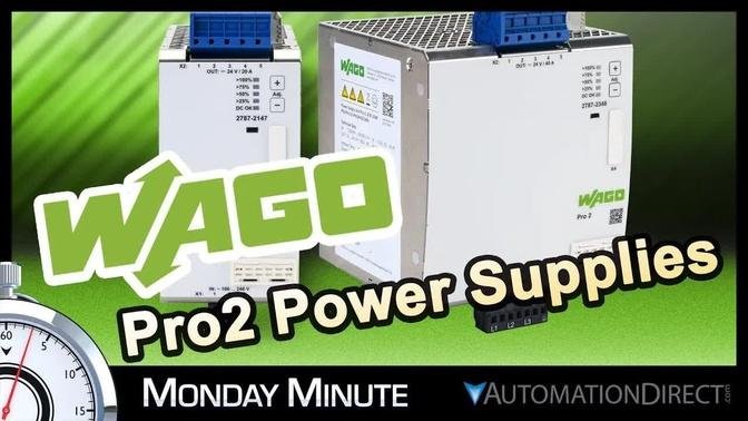 DC Power Supplies WAGO Pro2 & RHINO brand - Monday Minute at AutomationDirect