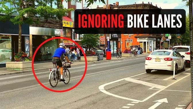 They Told Us Cyclists Don’t Actually Use Bike Lanes