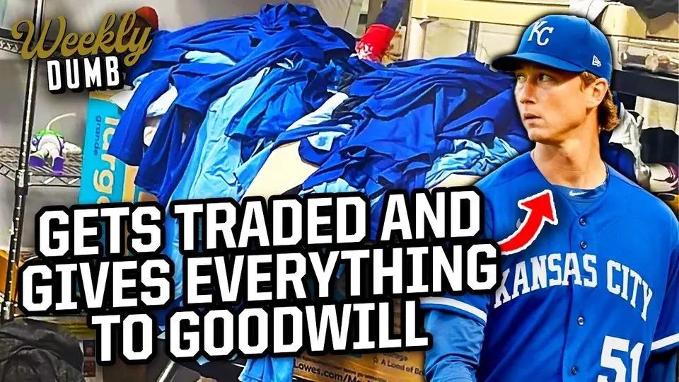 Brady Singer gets traded and gives away all his gear & Fireworks in toilet go wrong | Weekly Dumb