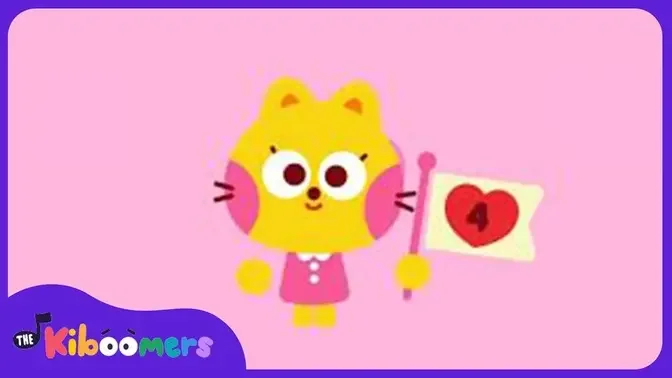 Counting Valentines - The Kiboomers Preschool Songs & Nursery Rhymes for Valentine's Day