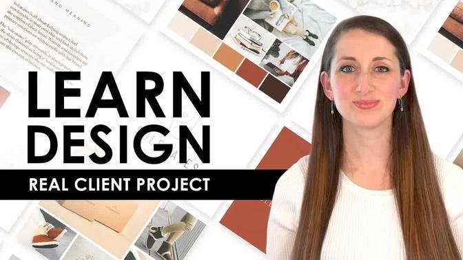 Learn Graphic Design By Yourself: Real Client Brand Identity Project