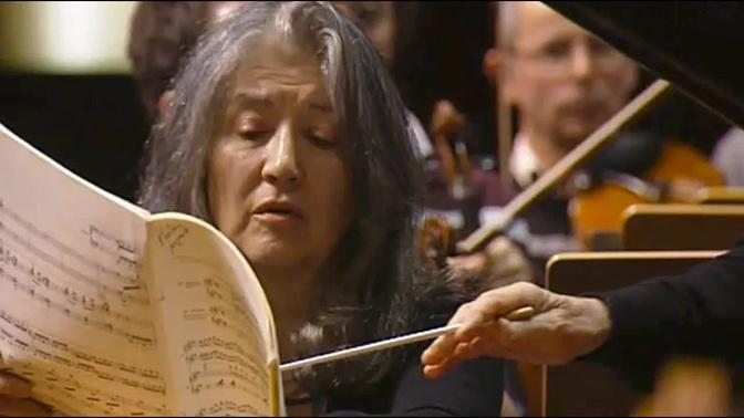 Martha Argerich rehearses Ravel Piano Concerto