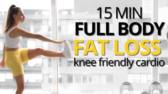 FULL BODY FAT LOSS WORKOUT | Knee Friendly Cardio | 31 Day Summer Shred challenge | Daniela Suarez