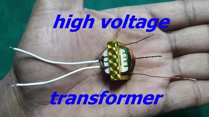 How to make  high voltage transformer