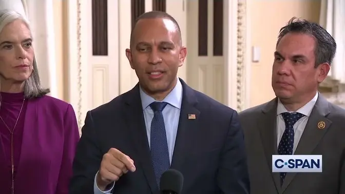 House Minority Leader Hakeem Jeffries (D-NY): "This is a victory for the American people."