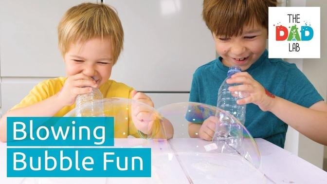 Fun Bubble Blowing Activity For Kids
