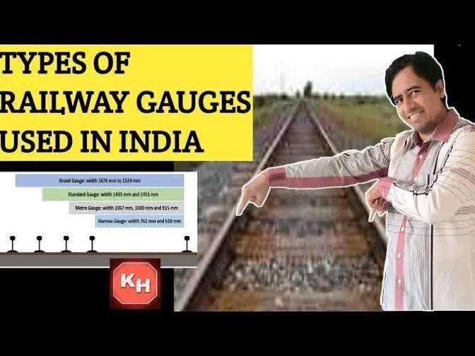 Types Of Railway Gauges Used In India I Broad Gauge I Standard Gauge I Meter Gauge I Narrow Gauge.