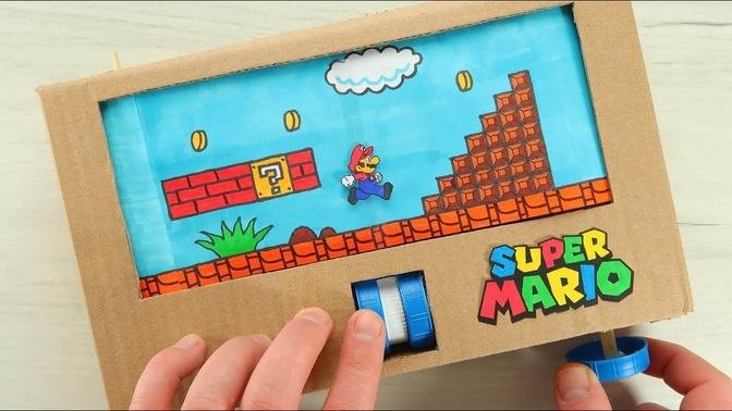 How to make Super Mario Game from cardboard. No electronic components required! Anyone can make
