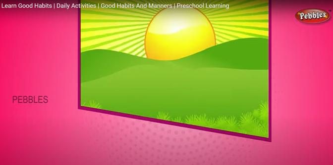 Learn Good Habits | Daily Activities | Good Habits And Manners | Preschool Learning