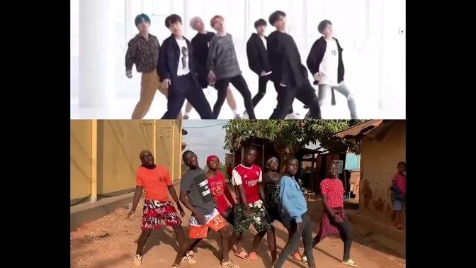 BTS vs Smash Talent Kids Africa (STKA)  - Bandana / Fireboy dml ft Asake best K-pop dance cover