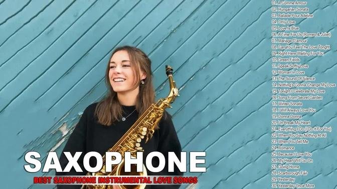 Greatest 100 Romantic Saxophone Love Songs - Best Relaxing Saxophone Songs Ever - Saxophone Music #2