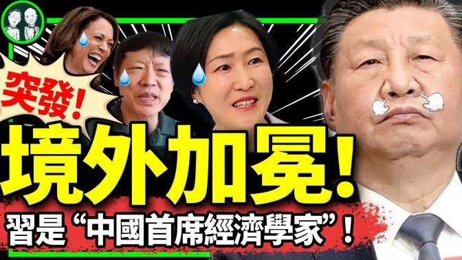 習近平獲封“中國首席經濟學家”，毛寧公開向美國認慫！股市陷最嚴重拋售，胡錫進被套牢？罰款收入推動經濟！（老北京茶館/第1204集/2024/07/24）