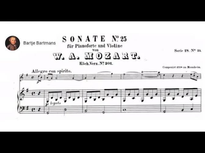 Mozart - Violin Sonata No. 18, G Major, K. 301 [Szeryng/Haebl