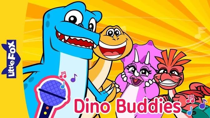 Dinosaurs Song | Dino Buddies | T-rex, Triceratops, Stegosaurus | Kids Song