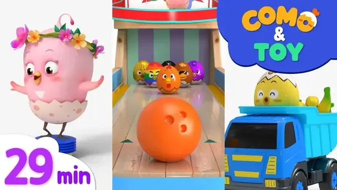 Como | Amazing balloon + More Episode 29min | Learn colors and words | Como Kids TV