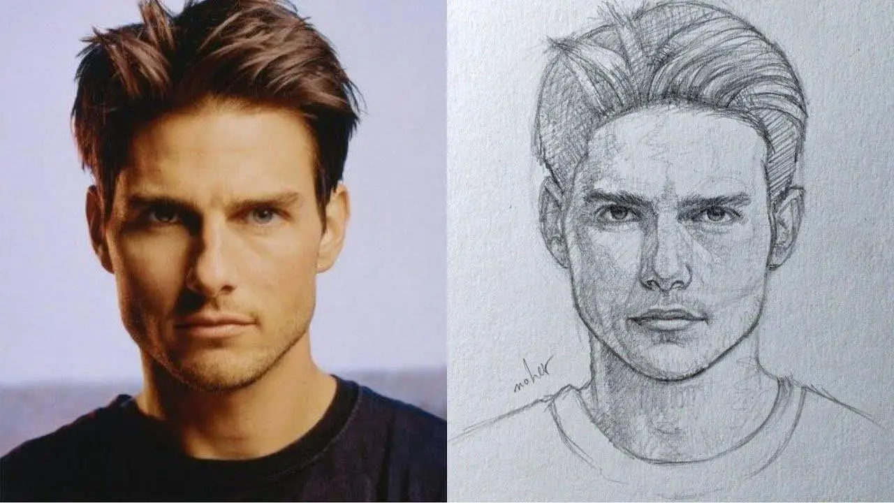 Learn the basics of drawing a portrait using the Loomis method step by step