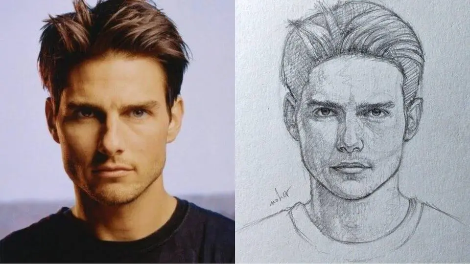 Learn the basics of drawing a portrait using the Loomis method step by step