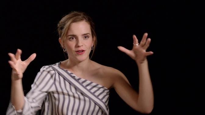 The Circle: Emma Watson "Mae" Behind the Scenes Movie Interview | ScreenSlam