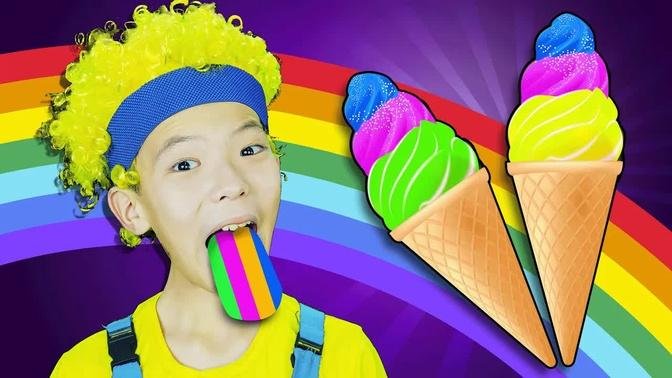 Rainbow Ice Cream Song - Nursery Rhymes & Kids Songs - Tai Tai Kids