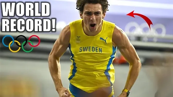 NEW WORLD RECORD!! __ Armand Duplantis DESTROYS World Record Height In Paris Olympic Finals!