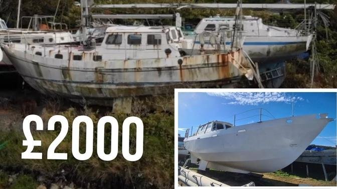 £2000 Yacht TIMELAPSE TRANSFORMATION - 16months in minutes [S2-E59]