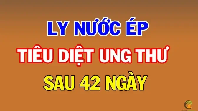 Tế bào Ung Thư bị tiêu diệt trong 42 ngày bằng ly nước ép đã thành công ngoài mong đợi