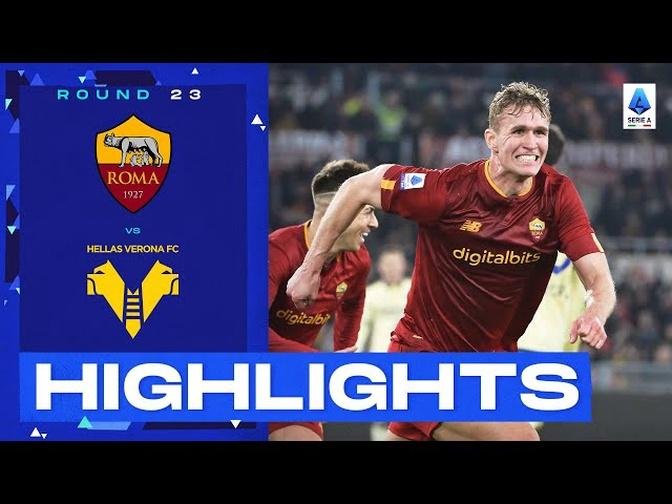 (Seria A 2022/2023): Highlights Roma - Verona