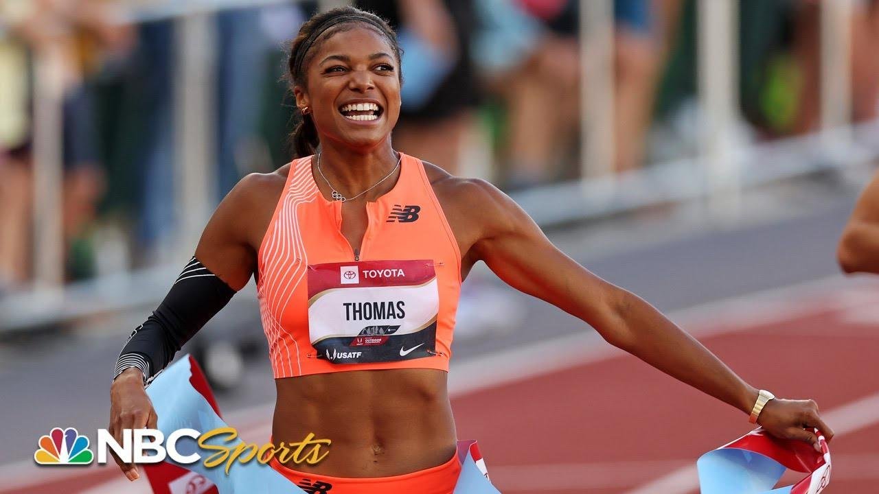 Gabby Thomas speeds past Sha'Carri Richardson in worldleading 200m win