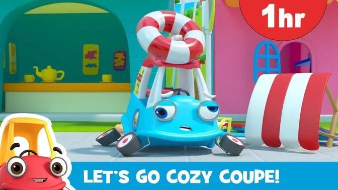 1 HR COZY COUPE | Ice Cream Hero + More | Kids Cartoons | Let's Go Cozy Coupe