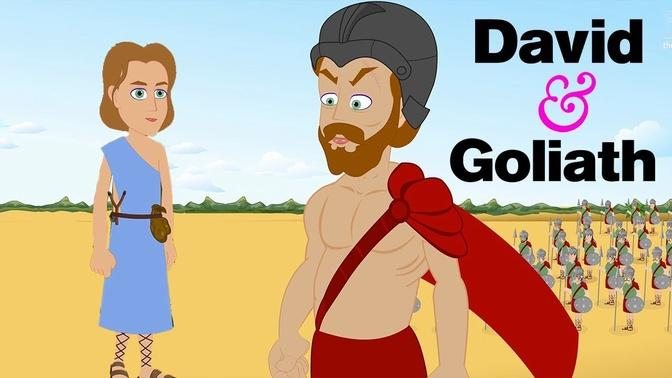 David and Goliath - Popular Bible Stories I Holy Tales - Children's Bible Stories -Animated Cartoons