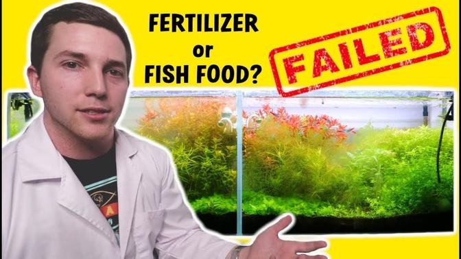 Is Fish Food A Viable Fertilizer? | Aquarium Experiment |