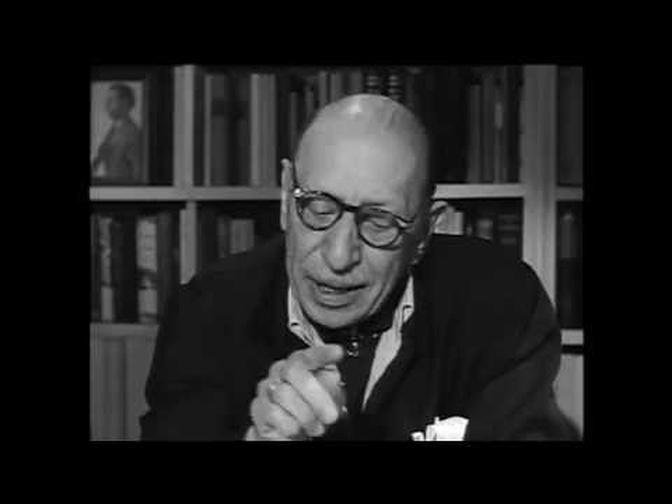 A Conversation with Igor Stravinsky, 1957 | Videos | Music Inspiration ...