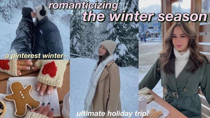 living like my WINTER pinterest boards! the ultimate aesthetic winter & holiday vlog!