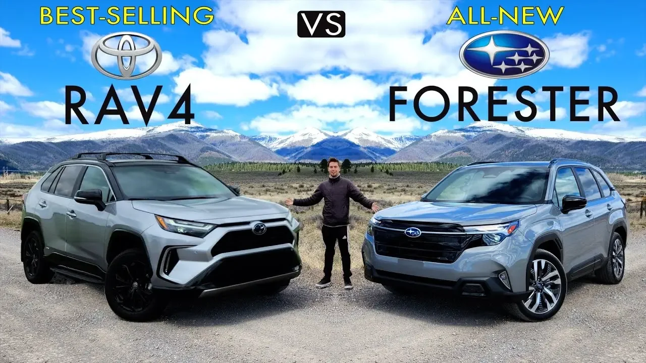 SHOWDOWN! -- 2025 Subaru Forester Touring vs. 2024 Toyota RAV4 XSE: Comparison