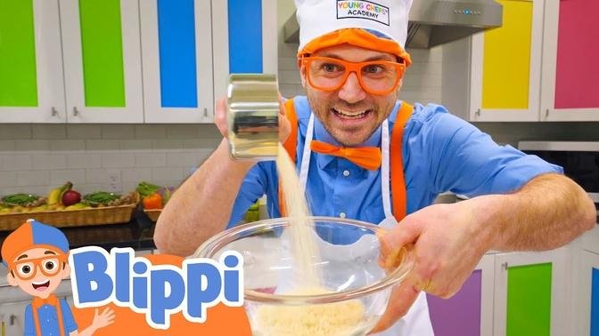 Baking With Blippi | Food Videos For Kids | Educational Videos For Toddlers